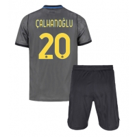 Camiseta Inter Milan Hakan Calhanoglu #20 Tercera Equipación Replica 2026-27 para niños mangas cortas (+ Pantalones cortos)
